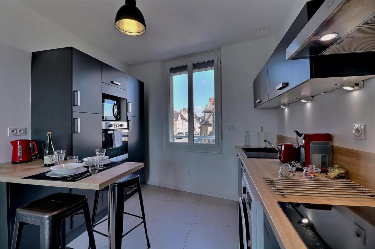 Appartement Logisy En Centre-Ville De Vitre I Logisy L'Indu วิเทร ภายนอก รูปภาพ